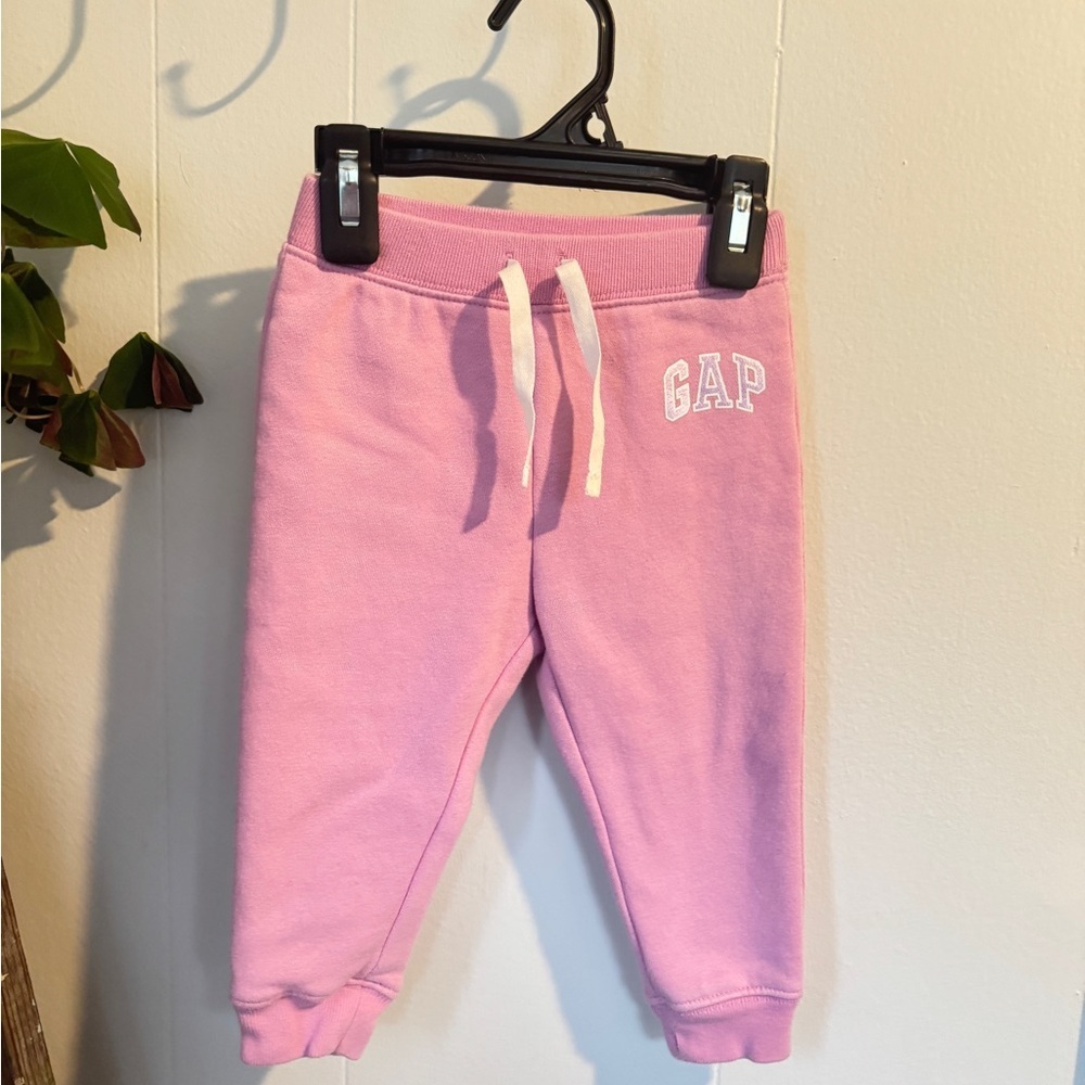 ✨ Baby Gap Pink/Purple Sweatpants 👶💗 | 12 to 18 Months | Cozy Fleece Joggers 🛍️